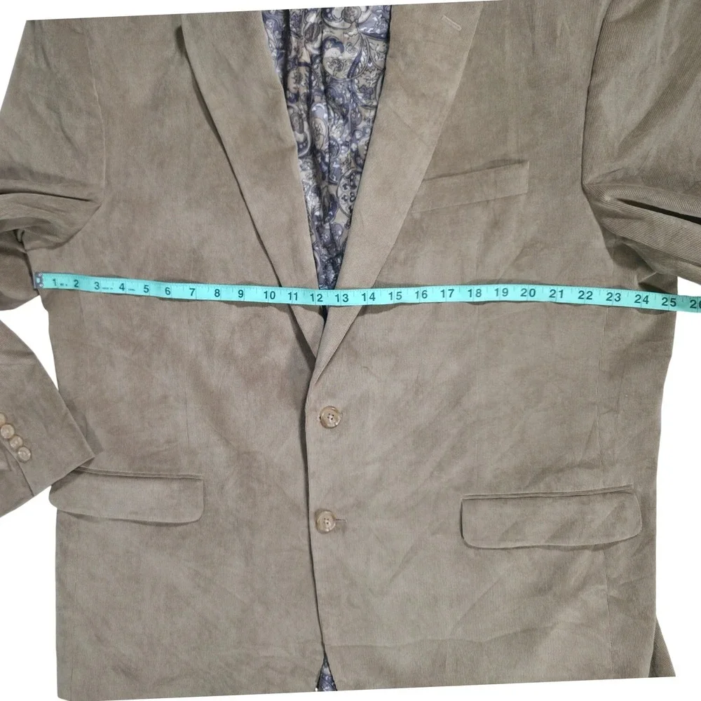 Ralph Lauren Corduroy Blazer 48L Mens Two‎ Button Sport Coat Jacket Holiday Wear
